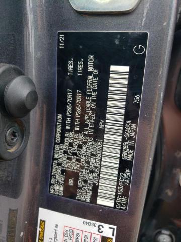 Photo 14 from auction – 2022 TOYOTA 4RUNNER SR with VIN JTEPU5JRXN6007051