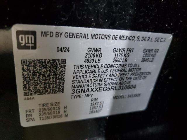 Photo 14 from auction – 2024 CHEVROLET EQUINOX PR with VIN 3GNAXXEG5RL310604