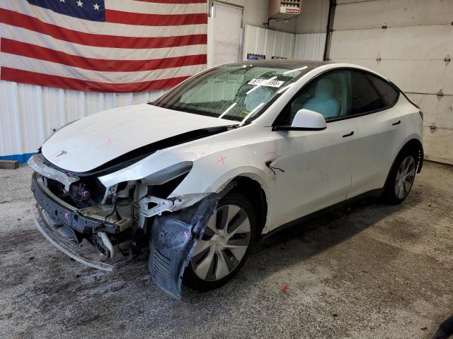 TESLA MODEL Y 2020 with VIN 5YJYGDEF0LF017910 - Photo from auction