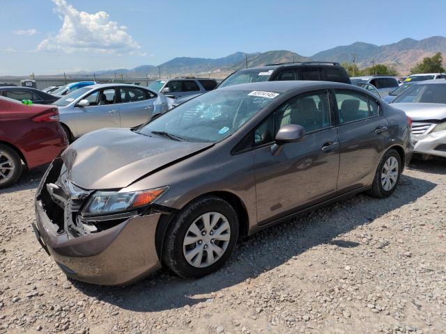 HONDA CIVIC LX 2012 with VIN 2HGFB2F53CH604758 - Photo from auction