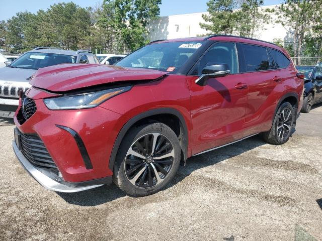 TOYOTA HIGHLANDER 2022 with VIN 5TDLZRBH2NS242545 - Photo from auction