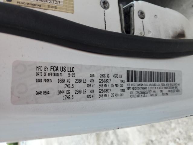 Photo 14 from auction – 2016 JEEP COMPASS SP with VIN 1C4NJDBB8GD567357