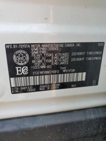 Photo 14 from auction – 2022 TOYOTA RAV4 LE with VIN 2T3Z1RFV8NC210913