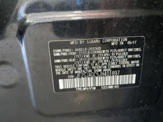 Photo 14 from auction – 2018 SUBARU FORESTER 2.5I PREMIUM with VIN JF2SJAGC5JH401897
