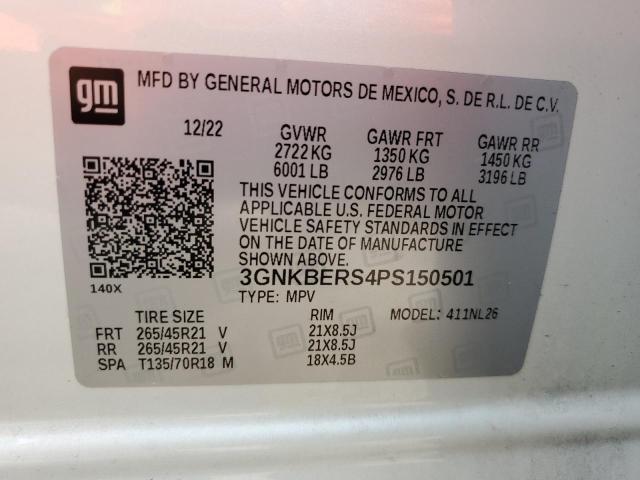 Photo 14 from auction – 2023 CHEVROLET BLAZER RS with VIN 3GNKBERS4PS150501