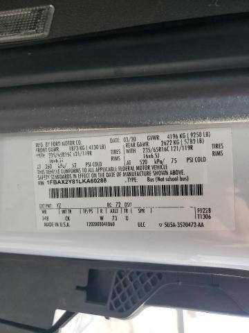 Photo 14 from auction – 2020 FORD TRANSIT with VIN 1FBAX2Y81LKA60288