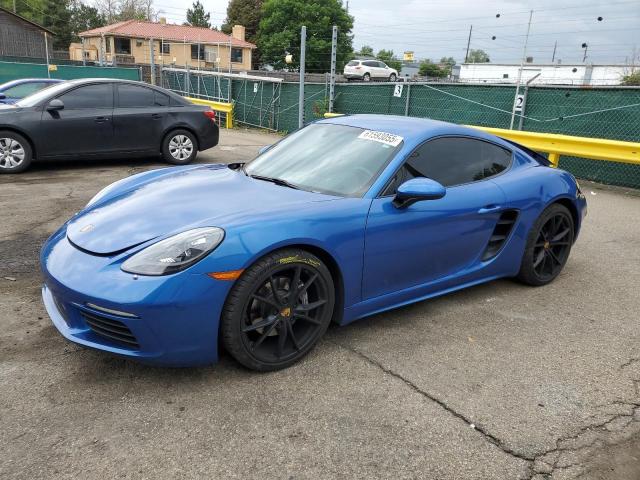 PORSCHE CAYMAN 2018 with VIN WP0AA2A84JK261378 - Photo from auction