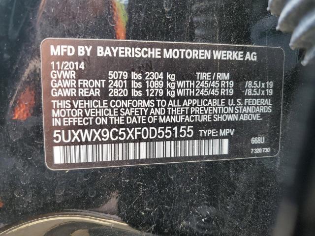 Photo 14 from auction – 2015 BMW X3 XDRIVE2 with VIN 5UXWX9C5XF0D55155