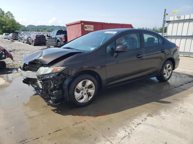 Photo 1 from auction – 2013 HONDA CIVIC LX with VIN 19XFB2F52DE057347