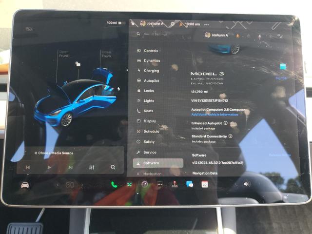 Photo 9 from auction – 2018 TESLA MODEL 3 with VIN 5YJ3E1EB7JF184712