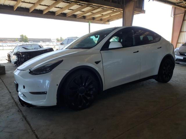 TESLA MODEL Y 2022 with VIN 7SAYGDEF0NF344376 - Photo from auction