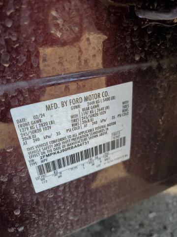 Photo 14 from auction – 2024 FORD EDGE SEL with VIN 2FMPK4J90RBA84731