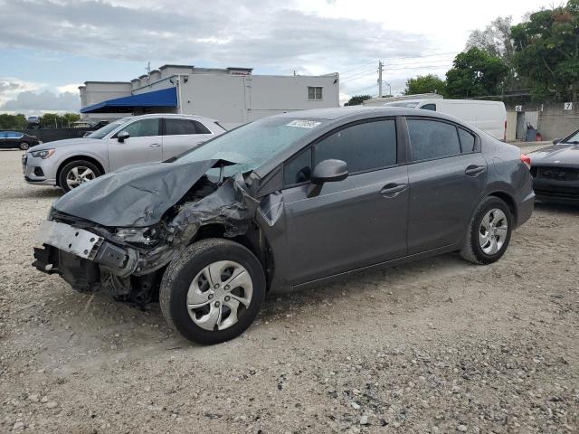 HONDA CIVIC LX 2013 with VIN 19XFB2F51DE028079 - Photo from auction