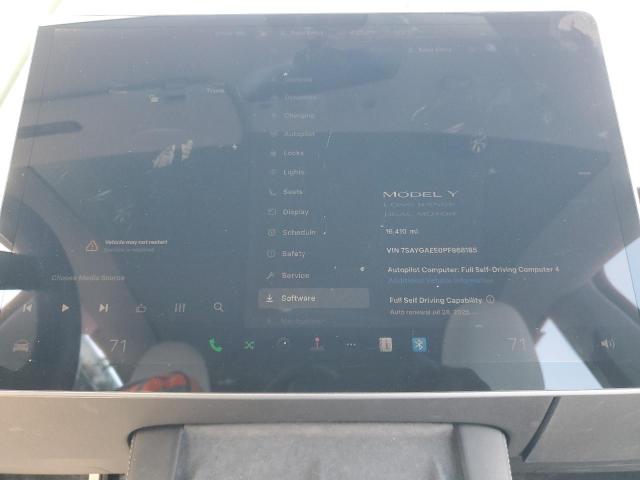 Photo 9 from auction – 2023 TESLA MODEL Y with VIN 7SAYGAEE0PF968185