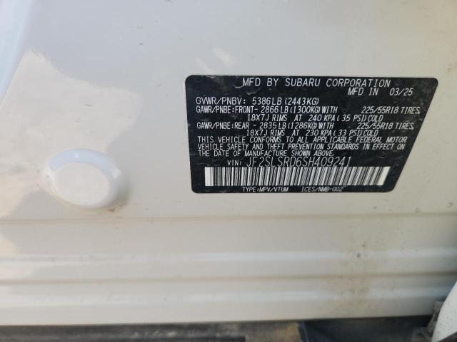 Фото 14 с аукциона – 2025 SUBARU FORESTER L с VIN JF2SLSRD6SH409241