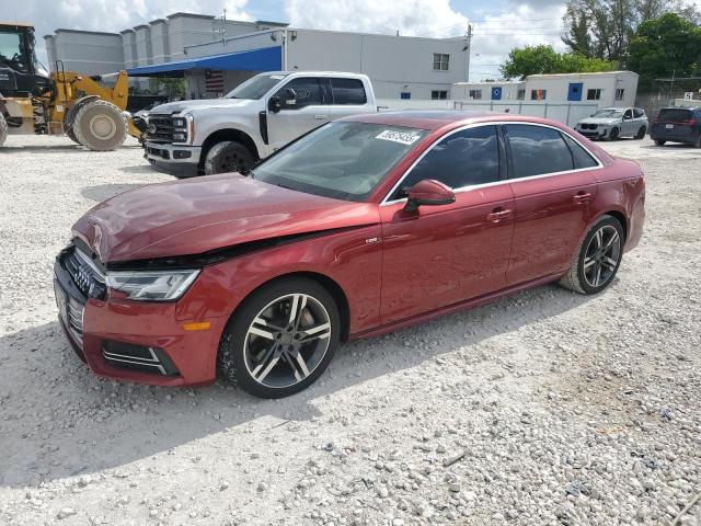 AUDI A4 PREMIUM 2018 with VIN WAUENAF40JA013928 - Photo from auction