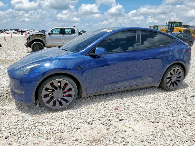 Photo 1 from auction – 2021 TESLA MODEL Y with VIN 5YJYGDEF9MF151400