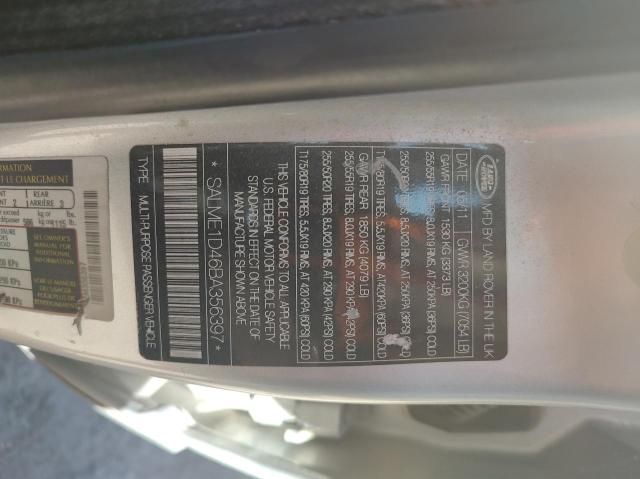 Photo 10 from auction – 2011 LAND ROVER RANGE ROVE with VIN SALME1D46BA356397
