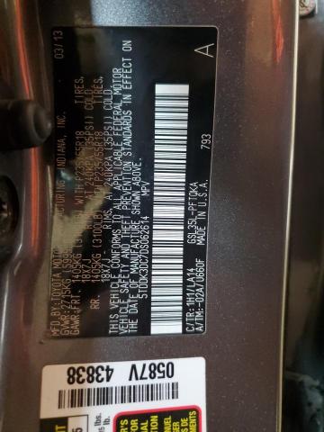 Photo 14 from auction – 2013 TOYOTA SIENNA XLE with VIN 5TDDK3DC7DS062614