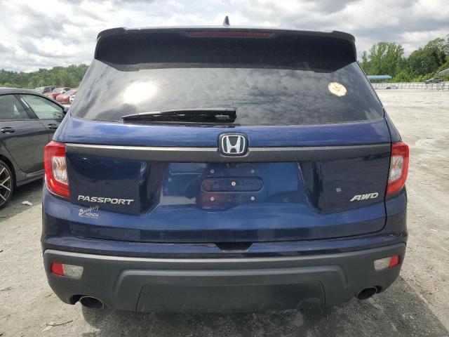 Photo 6 from auction – 2021 HONDA PASSPORT EXL with VIN 5FNYF8H57MB022925