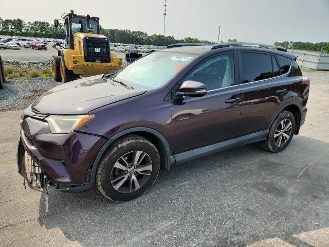 TOYOTA RAV4 XLE 2017 with VIN 2T3RFREV5HW609168 - Photo from auction