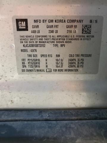 Photo 14 from auction – 2016 BUICK ENCORE with VIN KL4CJGSB1GB733152