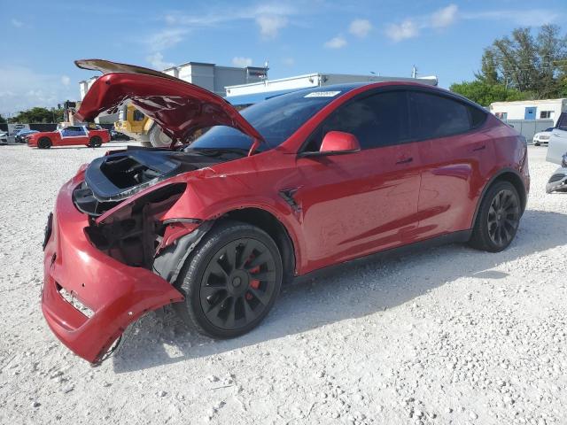TESLA MODEL Y 2021 with VIN 5YJYGDEDXMF110207 - Photo from auction