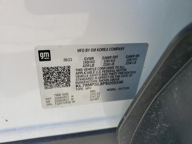 Photo 14 from auction – 2023 CHEVROLET TRAILBLAZE with VIN KL79MPSL8PB205346