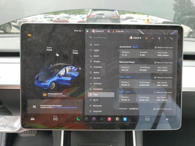 Photo 9 from auction – 2018 TESLA MODEL 3 with VIN 5YJ3E1EA5JF178009