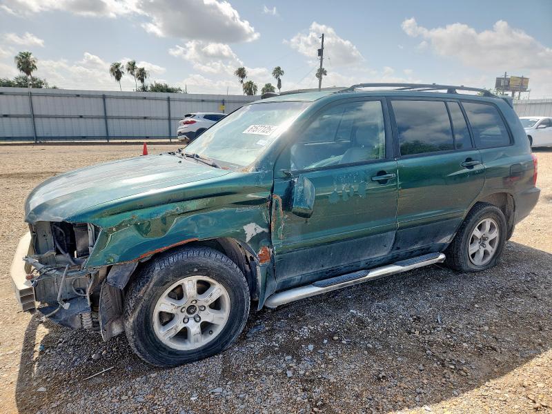 TOYOTA HIGHLANDER 2001 with VIN JTEGF21A610018600 - Photo from auction