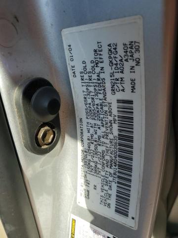 Photo 14 from auction – 2004 TOYOTA 4RUNNER SR with VIN JTEBU14R040035635