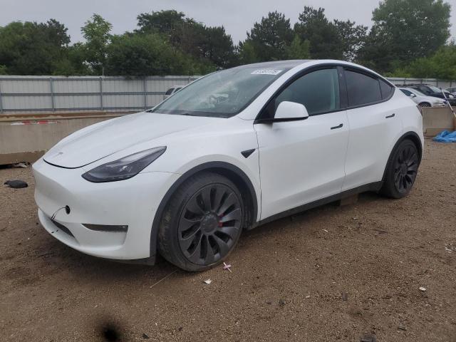 Foto 1 de la subasta – 2022 TESLA MODEL Y con VIN 7SAYGDEF1NF389990