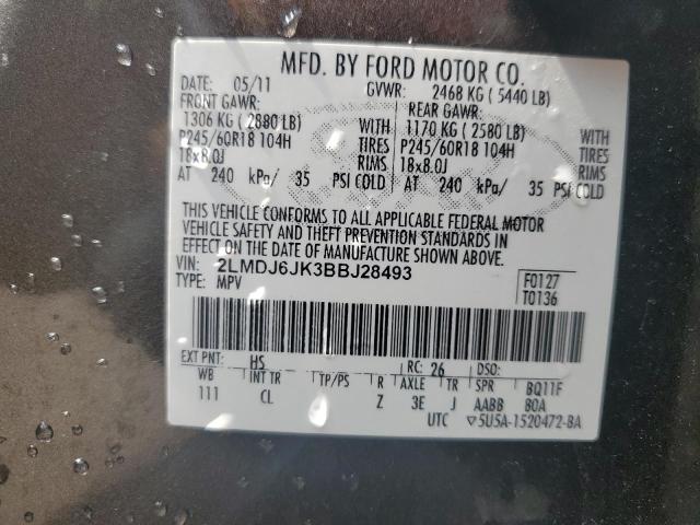 Photo 14 from auction – 2011 LINCOLN MKX with VIN 2LMDJ6JK3BBJ28493
