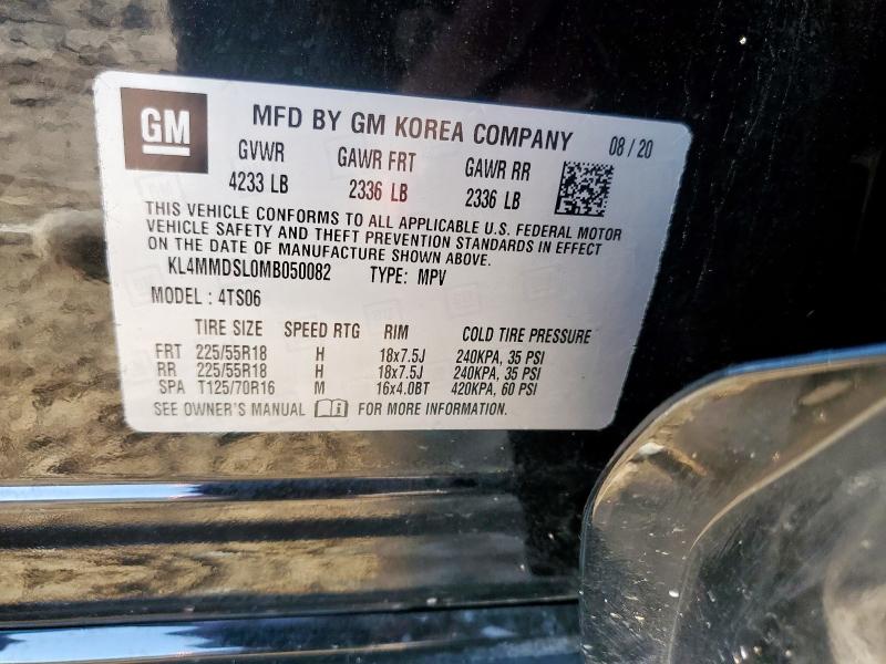 Photo 14 from auction – 2021 BUICK ENCORE GX with VIN KL4MMDSL0MB050082