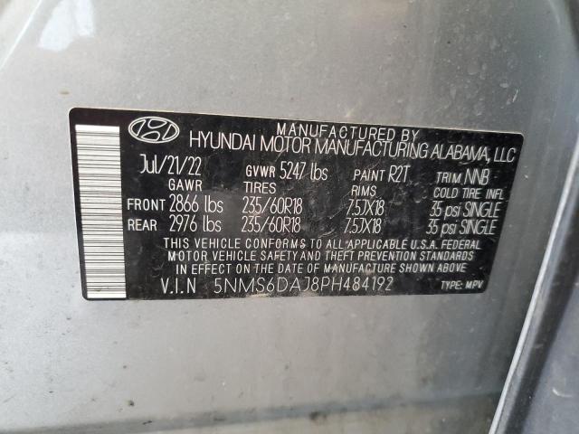 Photo 14 from auction – 2023 HYUNDAI SANTA FE XRT with VIN 5NMS6DAJ8PH484192