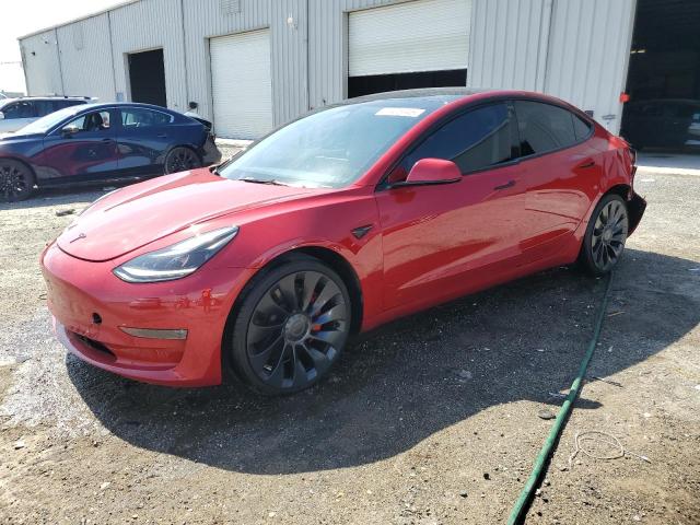 TESLA MODEL 3 2022 with VIN 5YJ3E1EC8NF247945 - Photo from auction