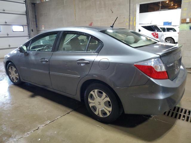 Photo 2 from auction – 2012 HONDA CIVIC HYBR with VIN JHMFB4F20CS006182