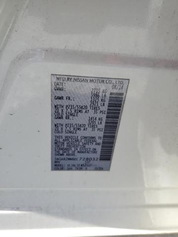 Photo 14 from auction – 2014 NISSAN PATHFINDER with VIN 5N1AR2MN6EC728032