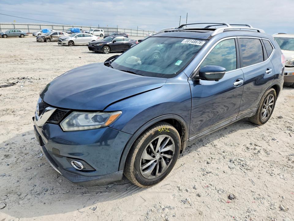 NISSAN ROGUE 2014 with VIN 5N1AT2MT5EC869710 - Photo from auction
