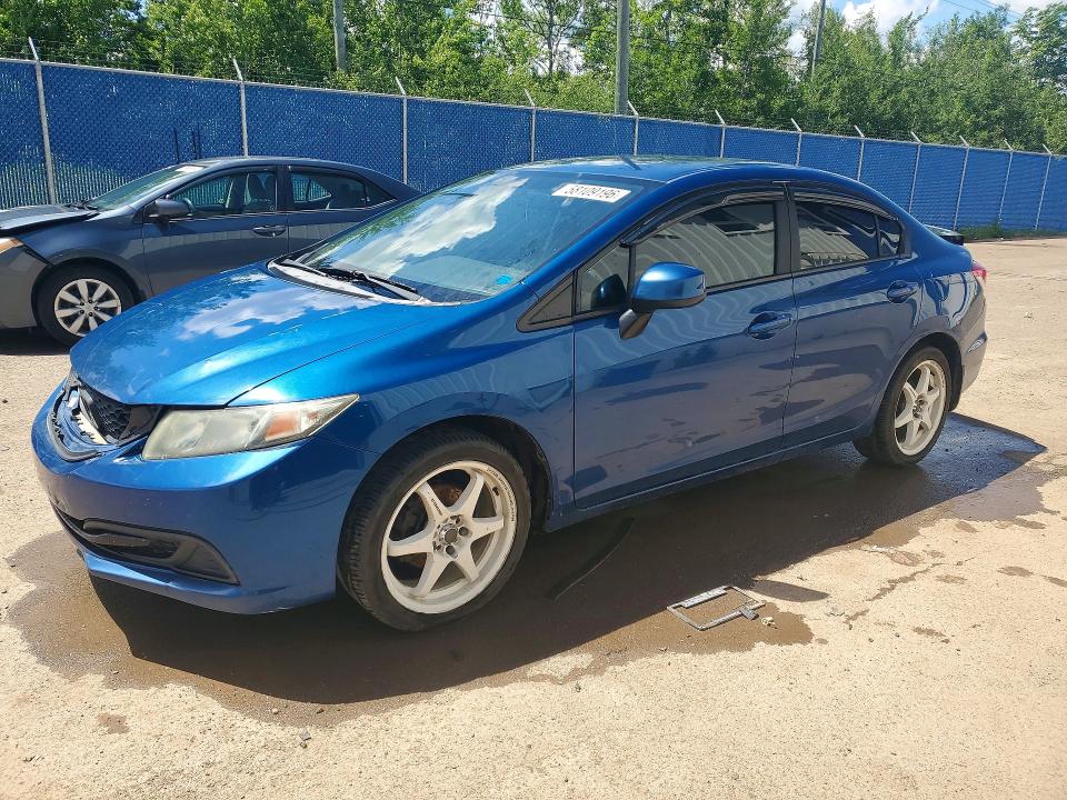 HONDA CIVIC 2013 with VIN 2HGFB2E47DH035570 - Photo from auction