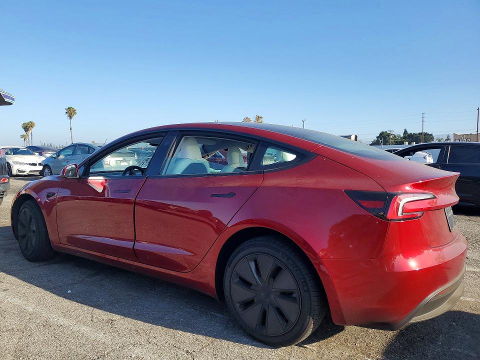 Photo 2 from auction – 2025 TESLA MODEL 3 with VIN 5YJ3E1EA6SF064571