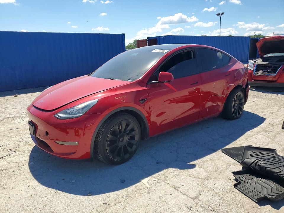 TESLA MODEL Y 2022 with VIN 7SAYGDEEXNF387288 - Photo from auction