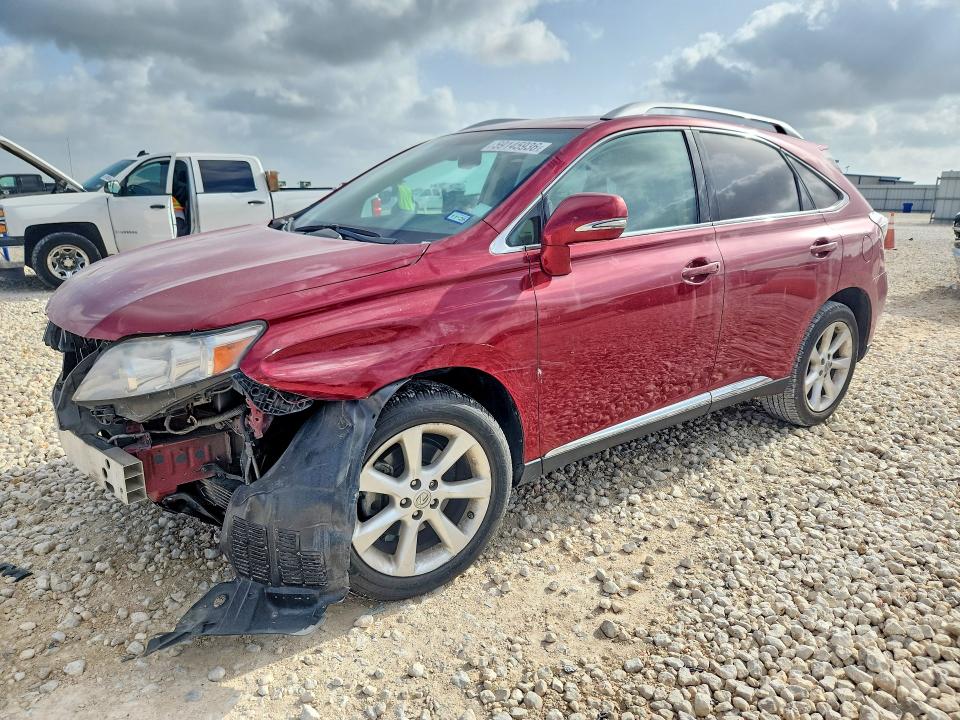 LEXUS RX 2010 with VIN 2T2ZK1BAXAC018313 - Photo from auction