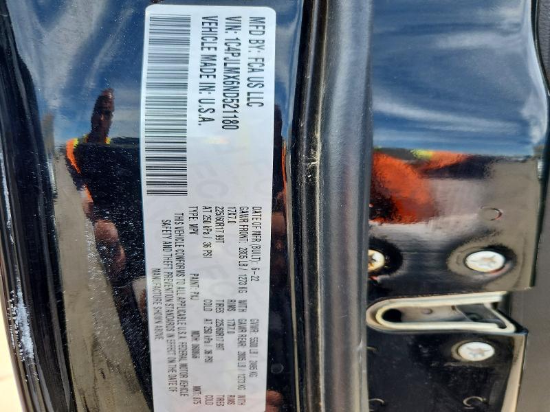 Photo 14 from auction – 2022 JEEP CHEROKEE with VIN 1C4PJLMX6ND521180