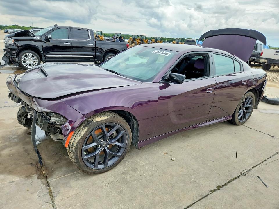 DODGE CHARGER 2022 with VIN 2C3CDXHG5NH246271 - Photo from auction