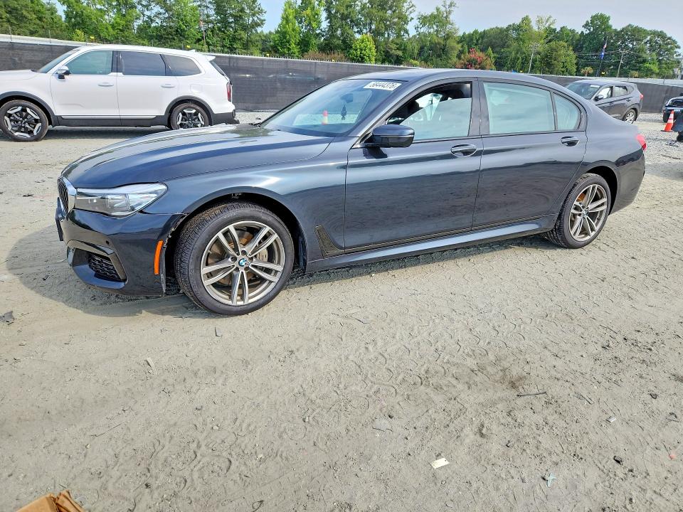 BMW 740 2019 with VIN WBA7E4C55KGV70565 - Photo from auction