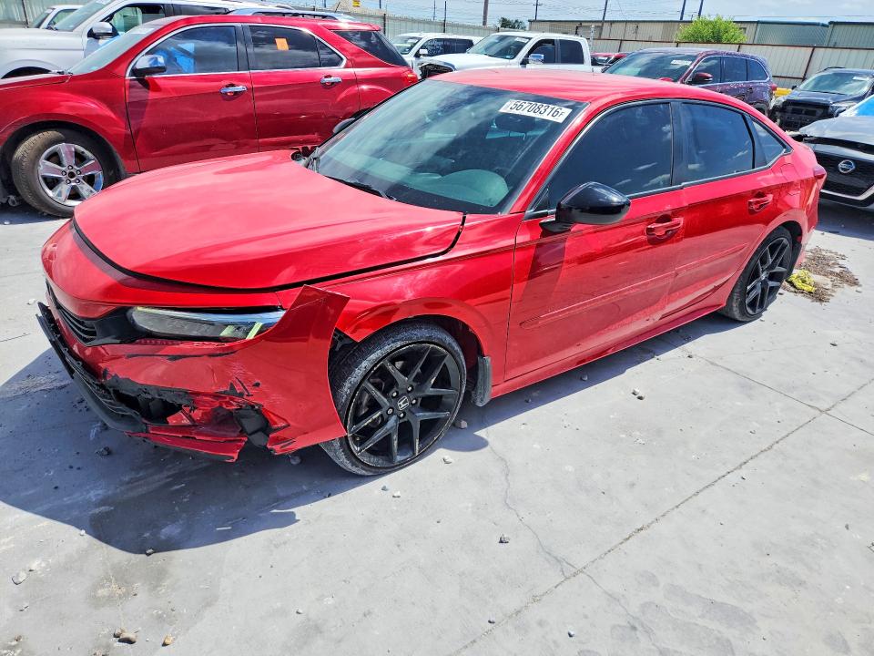 Photo 1 from auction – 2022 HONDA CIVIC with VIN 2HGFE2F59NH610087