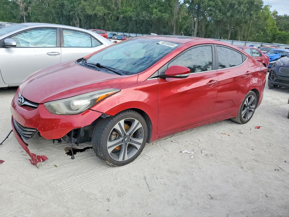 HYUNDAI ELANTRA 2014 with VIN KMHDH4AH7EU035152 - Photo from auction