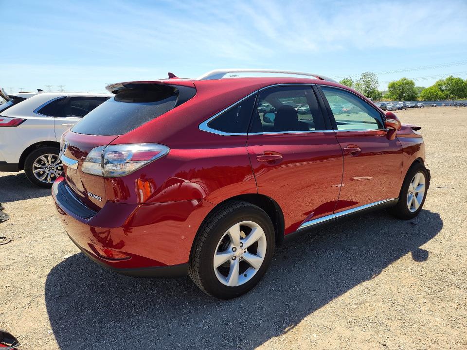 Photo 3 from auction – 2012 LEXUS RX with VIN 2T2BK1BA0CC153174