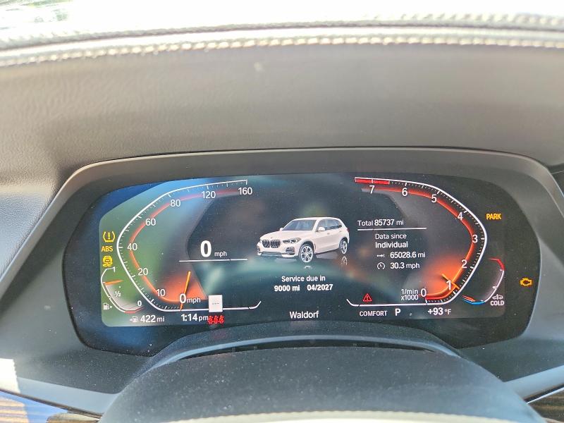 Photo 9 from auction – 2020 BMW X5 with VIN 5UXCR6C06L9C14476